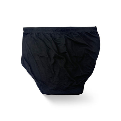 Comfort Fit Cotton Panties - Black