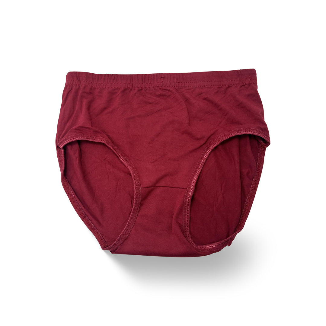 Comfort Fit Cotton Panties - Mehroon